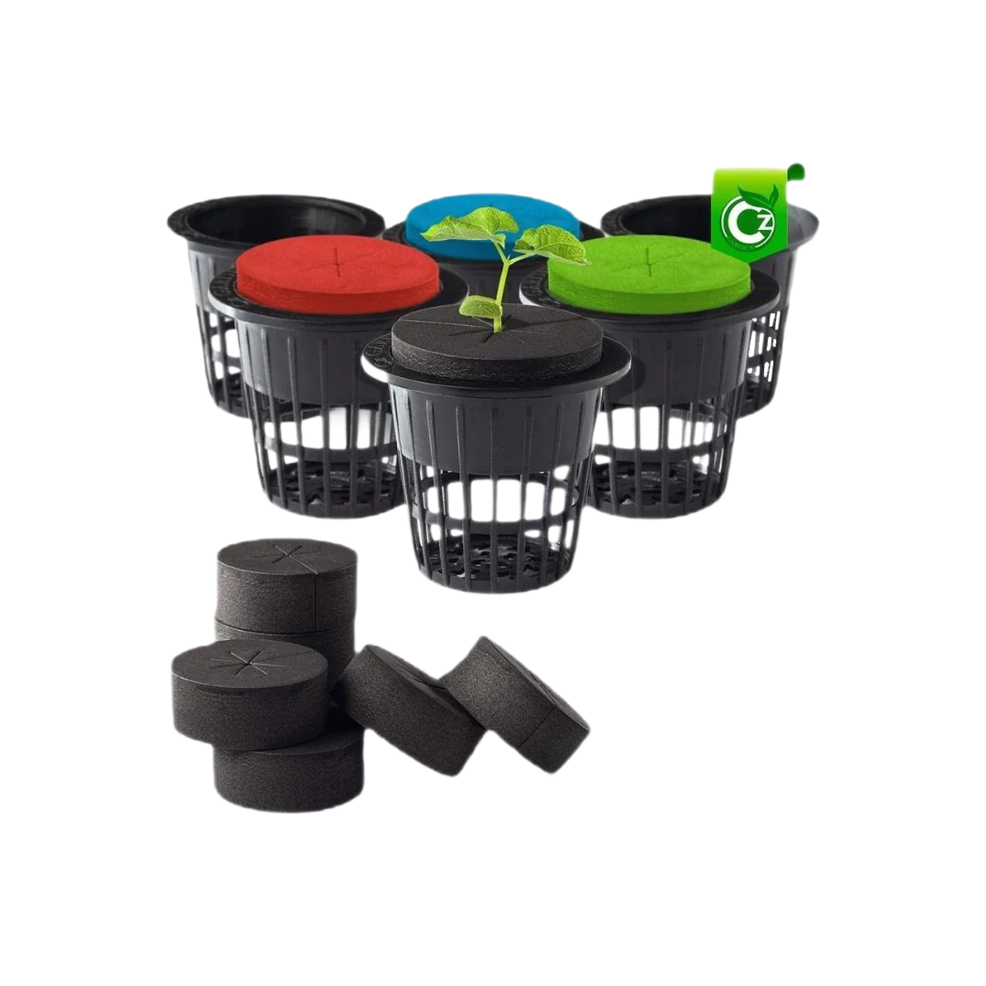 2 inch Net Cups + Cloning Collar Inserts Combo – 25 Pack