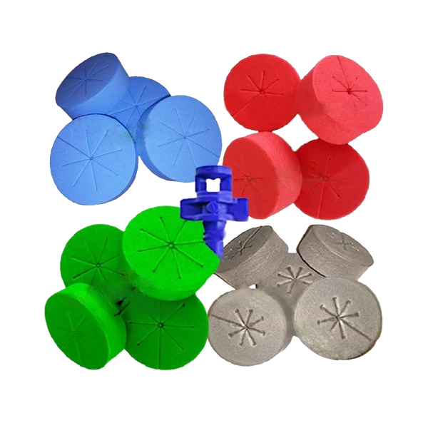Cloning Collars Net Pot Inserts Premium Grade Foam – 125 Pack